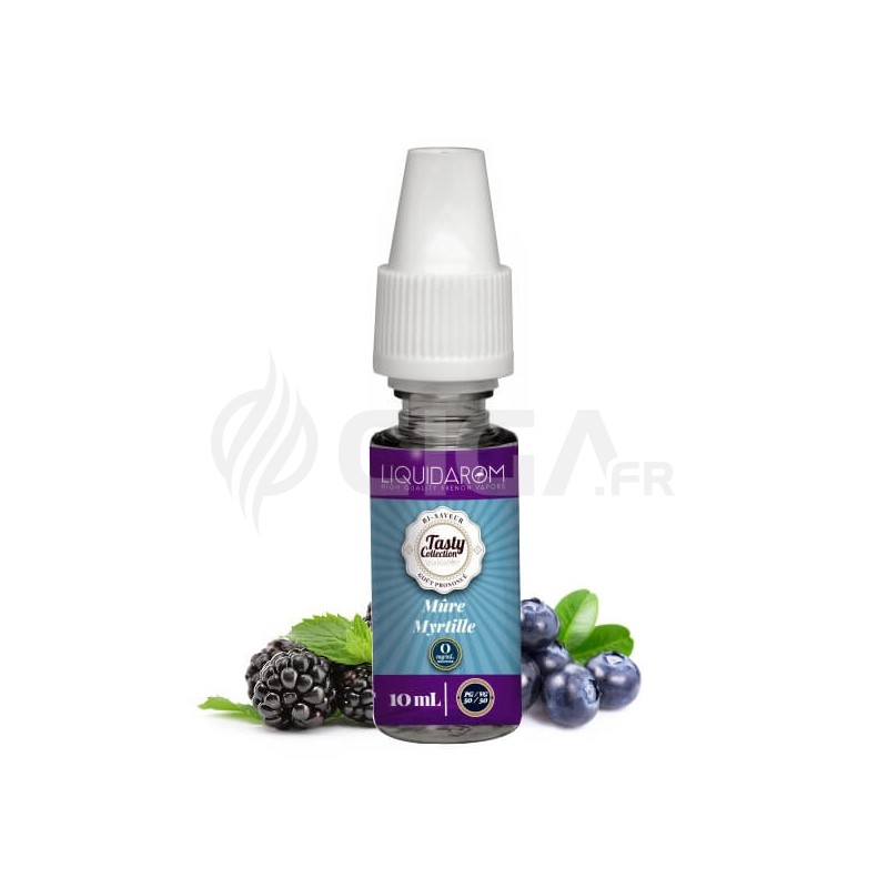 E-liquide Mûre Myrtille de Tasty Collection de Liquidarom. E-liquide Mûre Myrtille de Tasty Collection de Liquidarom.