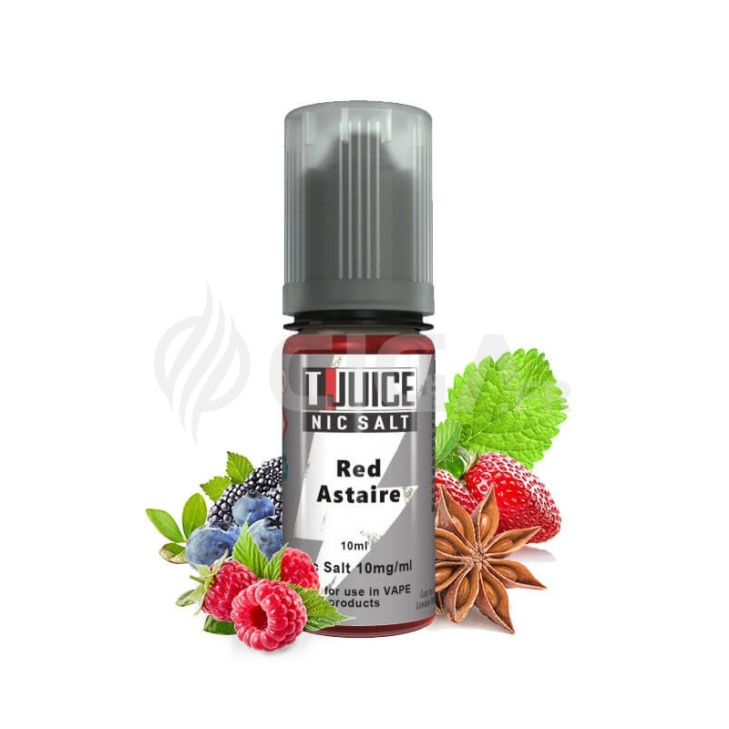 E-liquide Red Astaire aux Sels de Nicotine de T-Juice. E-liquide Red Astaire aux Sels de Nicotine de T-Juice.