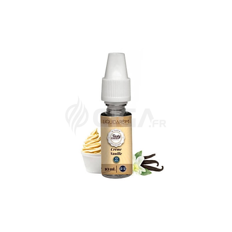 E-liquide Crème Vanille de Tasty Collection de Liquidarom. E-liquide Crème Vanille de Tasty Collection de Liquidarom.