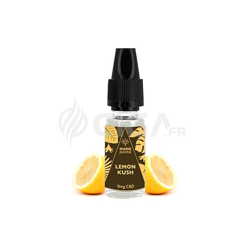 E-liquide au CBD Lemon Kush de Marie Jeanne. E-liquide au CBD Lemon Kush de Marie Jeanne.
