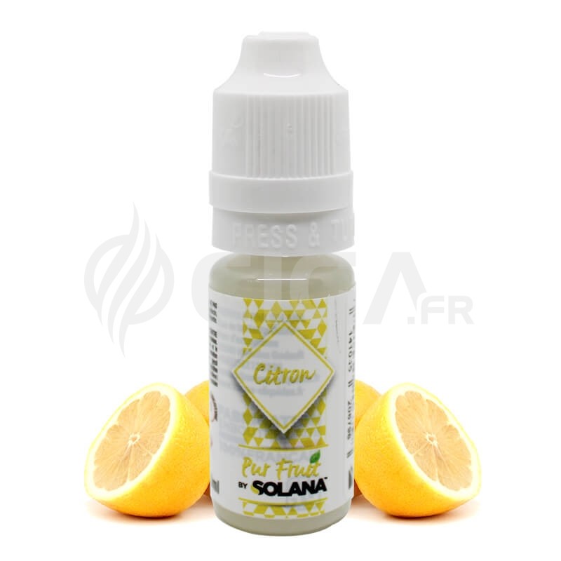 E-liquide Citron Pur Fruit de Solana. E-liquide Citron Pur Fruit de Solana.