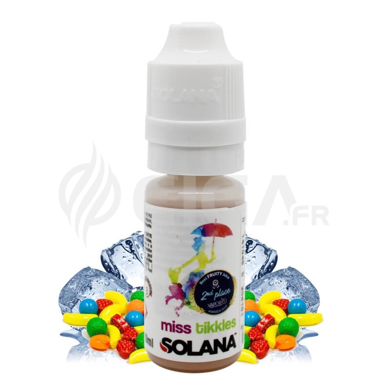 E-liquide Miss Tikkles de Solana. E-liquide Miss Tikkles de Solana.