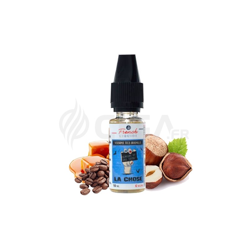 E-liquide La Chose en 10ml de la marque Le French Liquide. E-liquide La Chose en 10ml de la marque Le French Liquide.